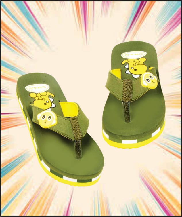 Kids Slipper - Dinosaur Theme